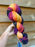 Marbled Autumn Holler, Hand Dyed Yarn