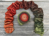 Autumn OOAK Overdye, Hand Dyed Yarn, Gradient, 800 yards