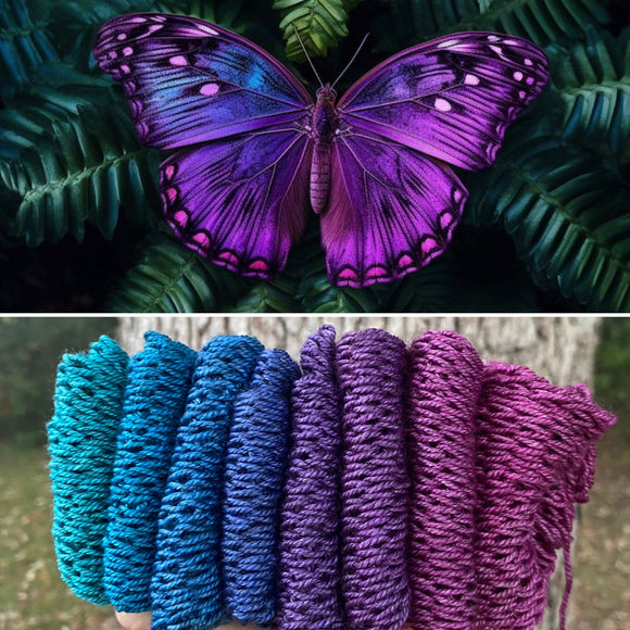 Lavish Butterfly, SWM/SILK/YAK, 600 yards