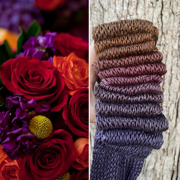 Autumn Bouquet, YAK/SILK, fingering weight