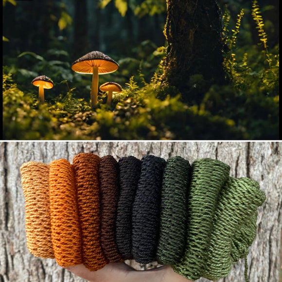 Autumn Forage, Hand Dyed Yarn, Gradient yarn