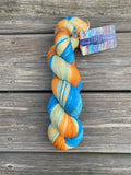 Autumn at the Pond, Hand Dyed Yarn, Gradient, 600 yards