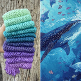 The Abyss, 800 yards, Hand Dyed Yarn