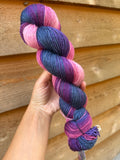 Plum Flower,  Hand Dyed Yarn, Gradient