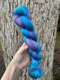 Lavender Girl, Lace gradient, 875 yards, SWM/SILK