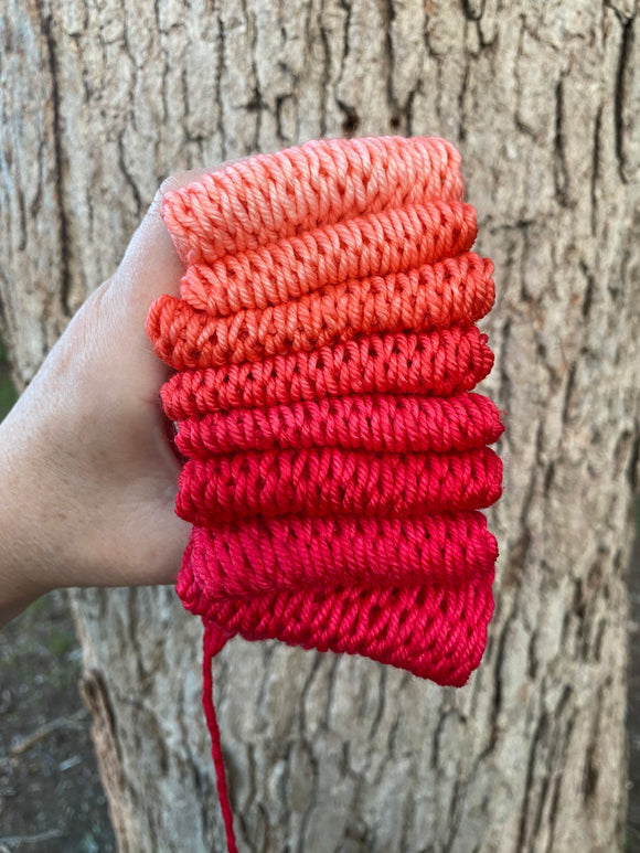 DK Weight Gradients, Red/Orange