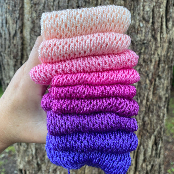 Peach Sunrise, Gradient Dyed Yarn, Hand Dyed Yarn, 600 yards