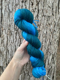 Blue Ridge Mt, Hand Dyed Yarn, Gradient Yarn