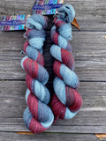 Winter Rain, Gradient Dyed Yarn, Hand Dyed Yarn