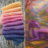 Dragon Cove, 800 yards, Hand Dyed Yarn