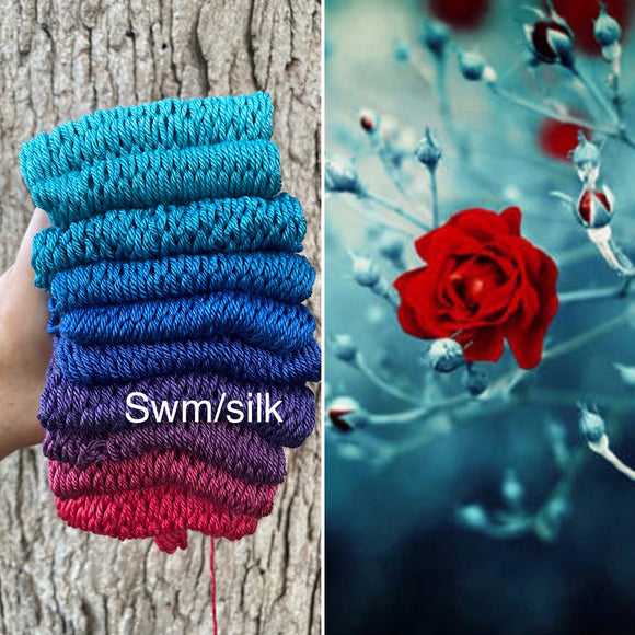 Dew Drops on a Rose, DK weight, 460 yards