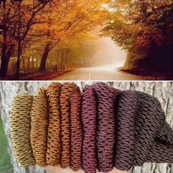 Autumn Pumpkin, Yak, fingering weight