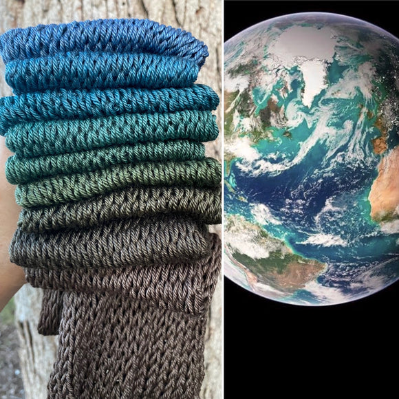 Earth, DK weight, 460 yards, SWM/SILK/YAK