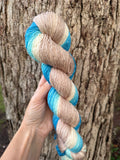 If it's the Beaches, Gradient Dyed Yarn, Hand Dyed Yarn, 600 yards, Shawl Length Yarn