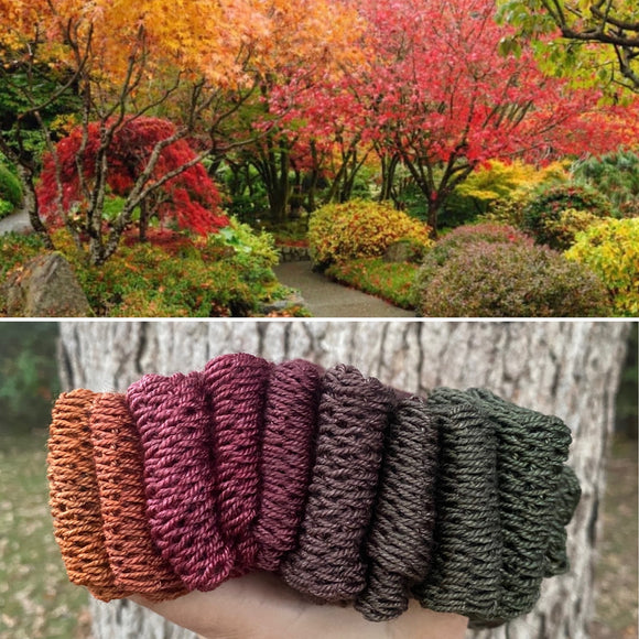 October Garden, SWM/SILK/YAK, 430 yards, fingering weight