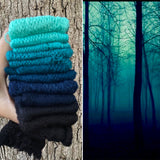 Eerie Forest, Gradient Lace weight Yarn