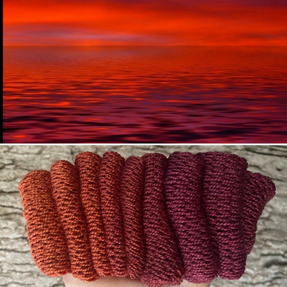 Magic Hour, Hand Dyed Yarn, Gradient, 600 yards