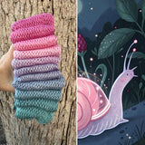 Snail Days, 800 yards, Hand Dyed Yarn