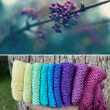 Rock Candy, Gradient Dyed Yarn, Hand Dyed Yarn, 600 yards