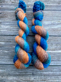Lady Fern, Gradient Dyed Yarn, Hand Dyed Yarn