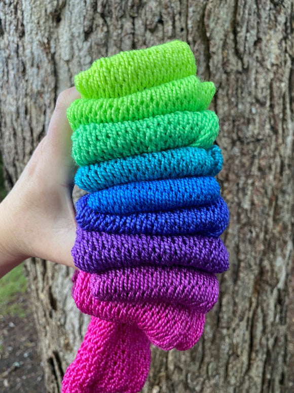 Phoebe, Gradient Dyed Yarn, Hand Dyed Yarn, 600 yards, Shawl Length Yarn, SWM/SILK