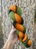 Autumn Forage, Hand Dyed Yarn, Gradient yarn