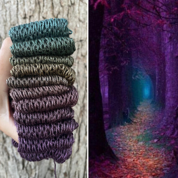 Fairy Trails, YAK/SILK, fingering weight