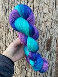 Bright Succulent, Hand Dyed Yarn