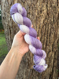 Lavender, Gradient Dyed Yarn, Hand Dyed Yarn, 400 yards