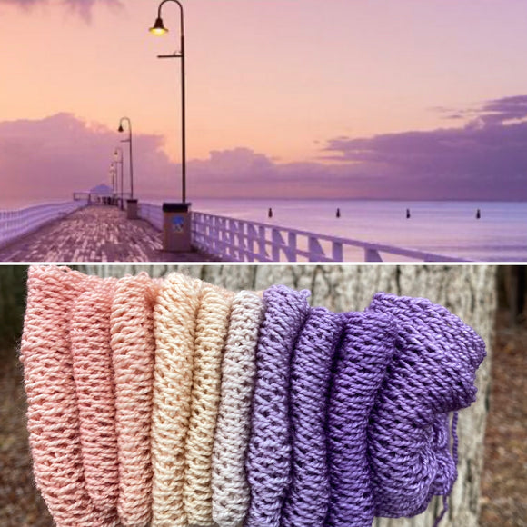 Lavender Pier, 800 yards, fingering weight