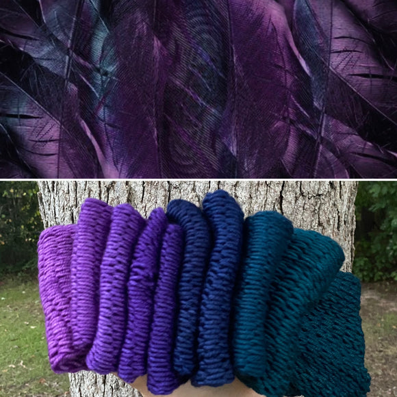 Feather Friends, Gradient Dyed Yarn,  600 yards