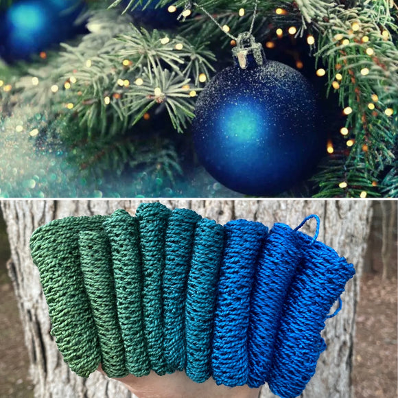 Blue Cheer, Hand Dyed Yarn, Gradient