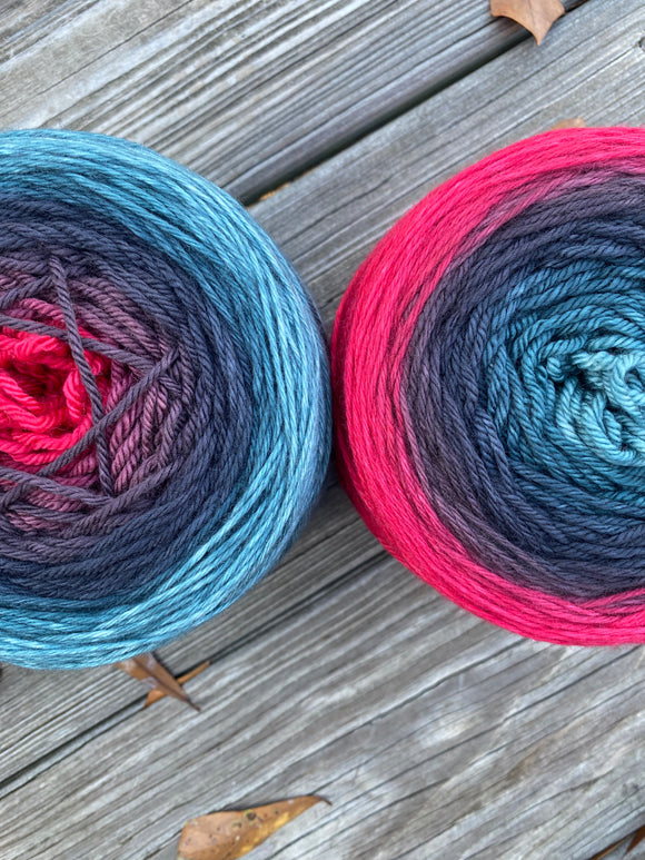 Berry Pines, Extra Large Skein, 250g, Worsted Weight