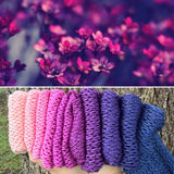 Blushing Blue Haze, 800 yards, Hand Dyed Yarn