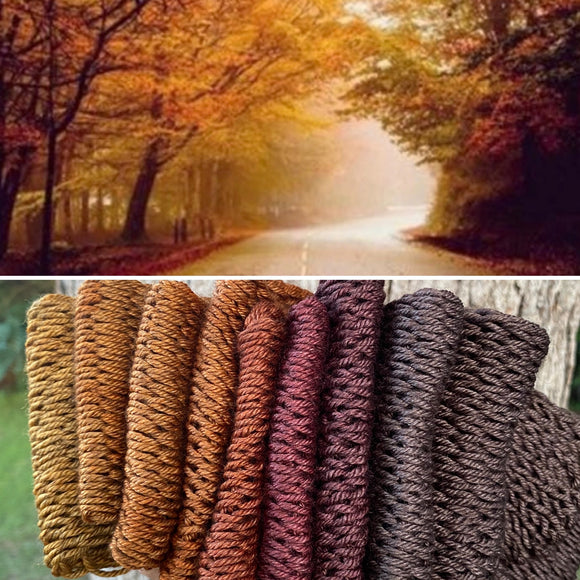 Autumn Pumpkin, DK weight, 460 yards, SWM/SILK/YAK