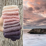 Bluffs, Hand Dyed Yarn, Gradient yarn