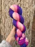 Peach Sunrise, Hand Dyed Yarn, Gradient yarn