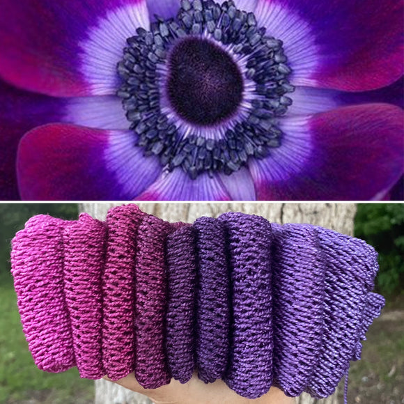 Yesterday's Bloom, Hand Dyed Yarn, Gradient, 600 yards