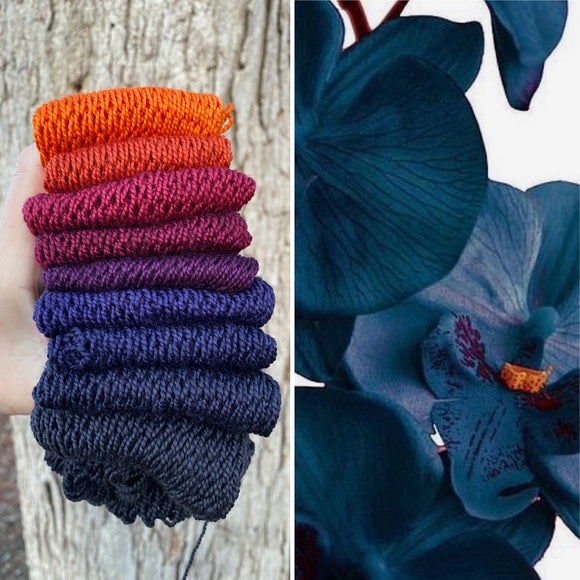 Pansy A$$, Hand Dyed Yarn, Gradient Yarn