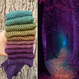 Fairy Trails, SWM/SILK/YAK, fingering weight