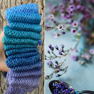 Lavender Girl, Lace gradient, 875 yards, SWM/SILK
