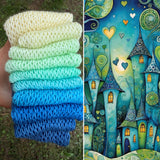 Perfect Blue Buildings, Gradient Yarn