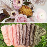 Paper Flowers, Hand Dyed Yarn, Gradient