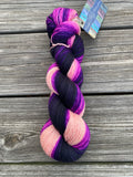 Berry Sunset, Hand Dyed Yarn, Gradient yarn