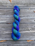 Over Dyed Dragonfly, Gradient Dyed Yarn, Hand Dyed Yarn