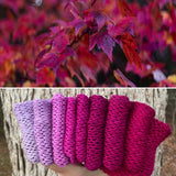 Maple Fury, Hand Dyed Yarn, Gradient