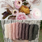 Paper Flowers, Hand Dyed Yarn, Gradient