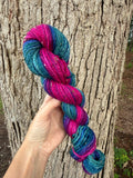 Marbled Summer Jam, Aran weight, Woodland Tweed