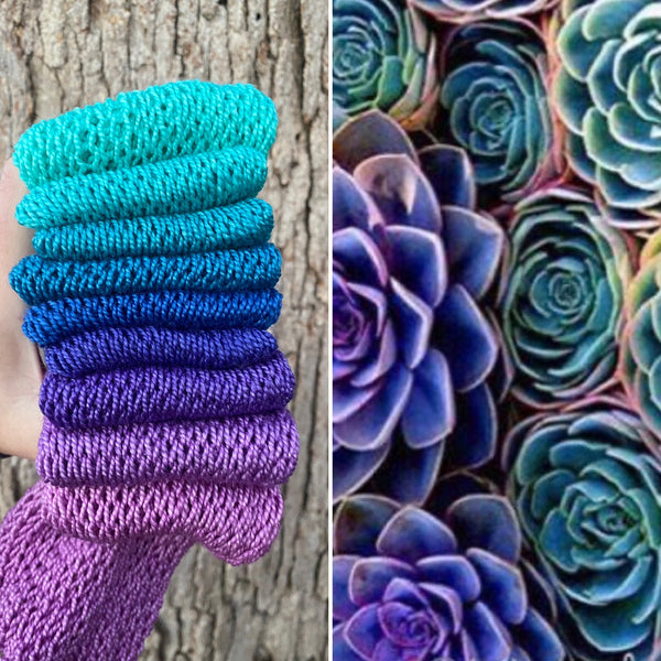 succulent yarn Bright Succulent, Hand Dyed Yarn – WendysWonders127LLC