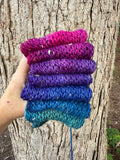 Marbled Summer Jam, Aran weight, Woodland Tweed